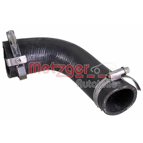 Ladeluftschlauch METZGER 2401218 f&uuml;r FORD, Ladeluftk&uuml;hler, links