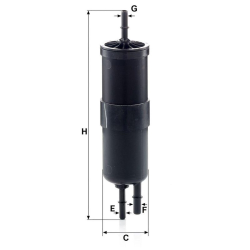 Kraftstofffilter MANN-FILTER WK 6030 f&uuml;r BMW