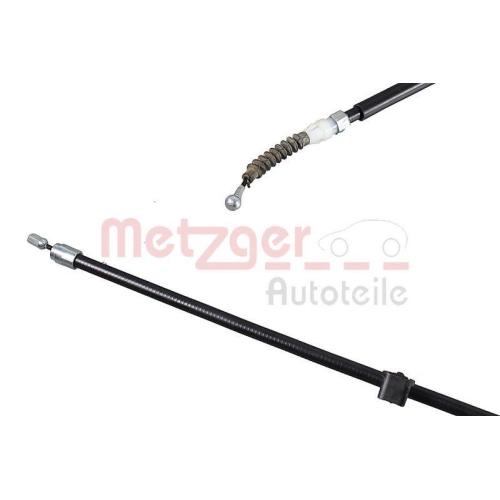 Seilzug, Feststellbremse METZGER 11.5828 f&uuml;r OPEL GENERAL MOTORS, hinten links