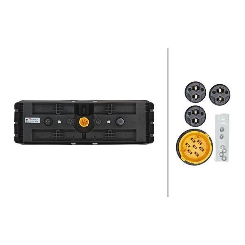 HELLA Heckleuchte 2VP 340 967-011 für SCHWARZMÜLLER, links