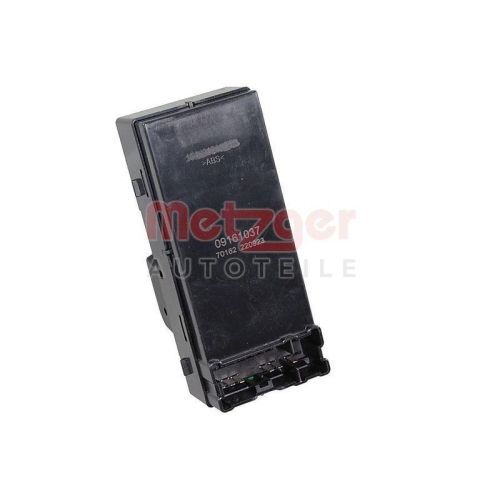 Schalter, Fensterheber METZGER 09161037 für NISSAN, fahrerseitig, vorne