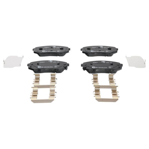 Bremsbelagsatz, Scheibenbremse ATE 13.0460-5647.2 für HYUNDAI KIA, Vorderachse