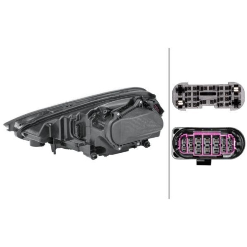 HELLA Hauptscheinwerfer 1EX 011 745-161 für PORSCHE, rechts