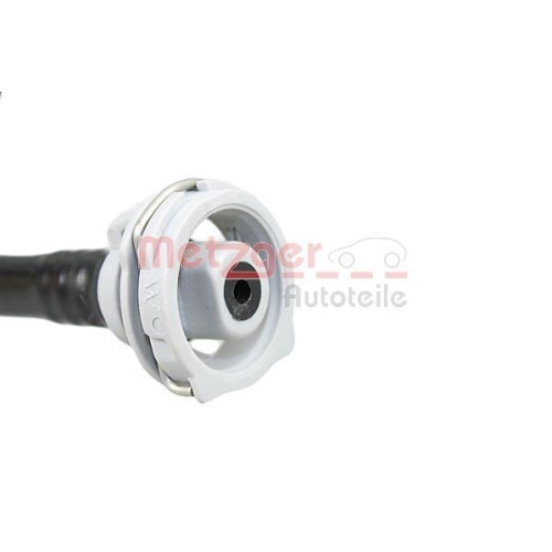 K&uuml;hlmittelrohrleitung METZGER 4010265 f&uuml;r AUDI, Motork&uuml;hler, links oben