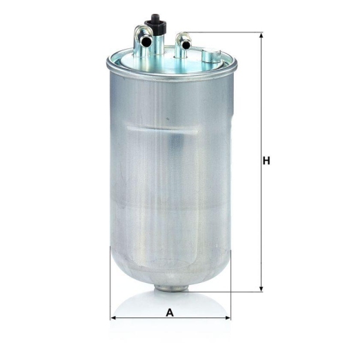 Kraftstofffilter MANN-FILTER WK 8021 f&uuml;r OPEL GENERAL MOTORS