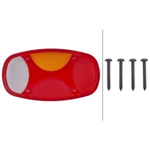 HELLA Lichtscheibe 9EL 343 143-001 f&uuml;r DAF VOLVO CLAAS JOHN DEERE HAKO KRAMER