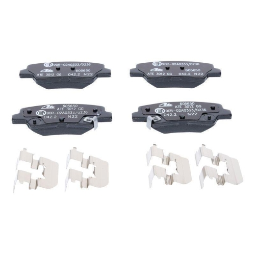 Bremsbelagsatz, Scheibenbremse ATE 13.0460-5650.2 f&uuml;r SSANGYONG HYUNDAI KIA