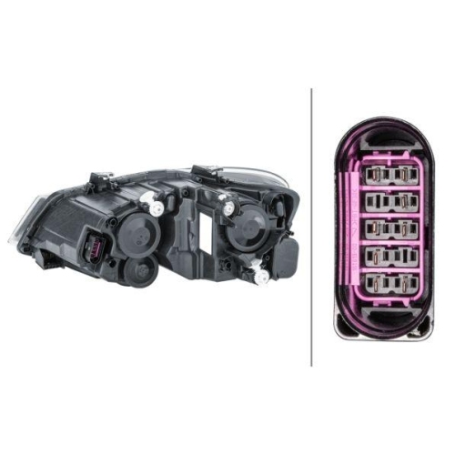 HELLA Hauptscheinwerfer 1EB 012 034-021 für VW, rechts