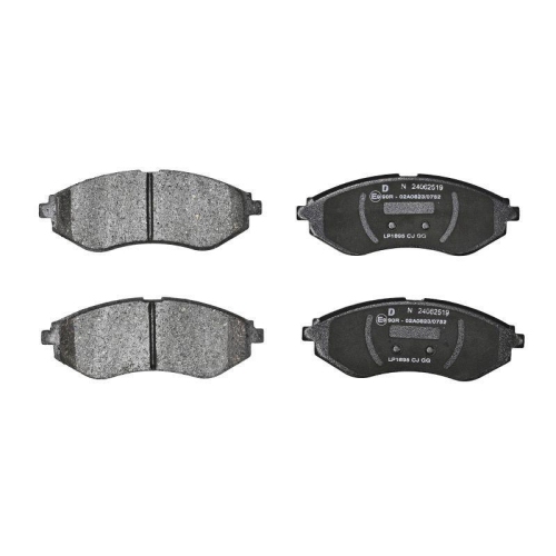 DELPHI LP1895 Bremsbelagsatz, Scheibenbremse f&uuml;r CHEVROLET DAEWOO PROTON