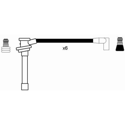 Z&uuml;ndleitungssatz NGK 2582 f&uuml;r OPEL