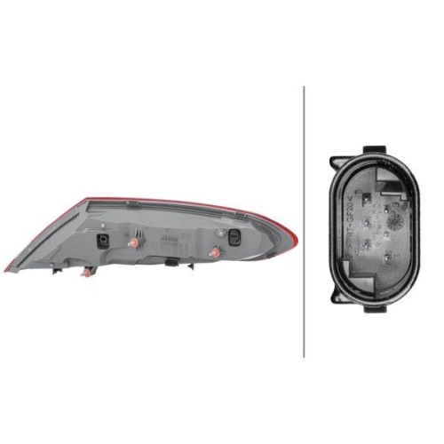 HELLA Heckleuchte 2SD 011 786-211 für MERCEDES-BENZ, links