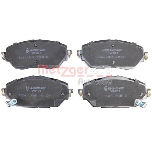 Bremsbelagsatz, Scheibenbremse METZGER 1170854 GREENPARTS f&uuml;r TOYOTA