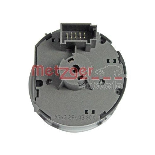 Schalter, Hauptlicht METZGER 0916311 f&uuml;r VAG