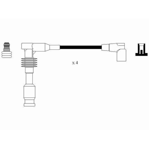 Z&uuml;ndleitungssatz NGK 0766 f&uuml;r OPEL