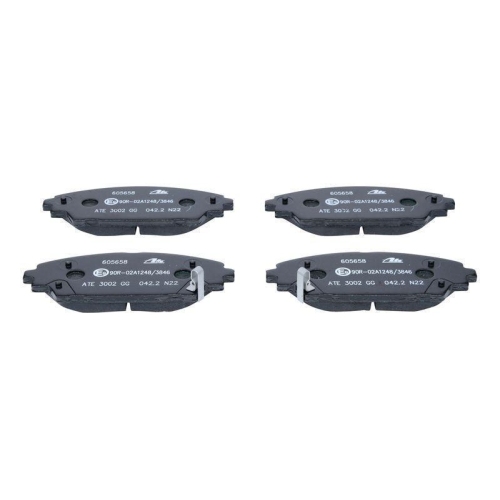 Bremsbelagsatz, Scheibenbremse ATE 13.0460-5658.2 f&uuml;r MAZDA, Vorderachse
