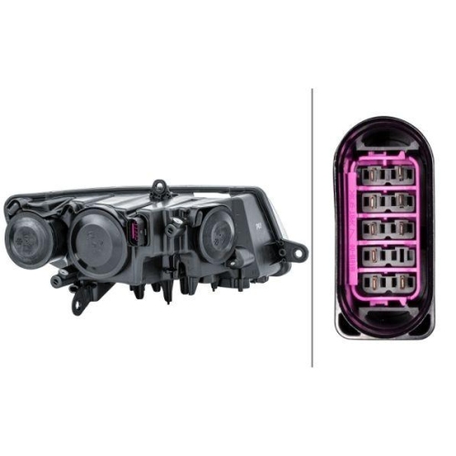 HELLA Hauptscheinwerfer 1EL 247 047-251 f&uuml;r SKODA, links