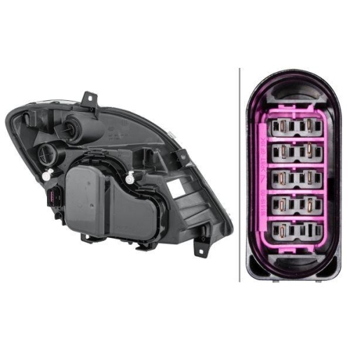 HELLA Hauptscheinwerfer 1EB 247 012-011 f&uuml;r MERCEDES-BENZ, links