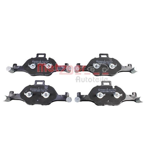 Bremsbelagsatz, Scheibenbremse METZGER 1170856 GREENPARTS f&uuml;r BMW, Vorderachse