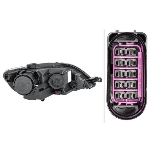 HELLA Hauptscheinwerfer 1EE 009 948-051 f&uuml;r VW, links