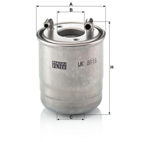Kraftstofffilter MANN-FILTER WK 8016 x f&uuml;r MERCEDES-BENZ