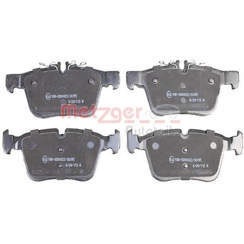 Bremsbelagsatz, Scheibenbremse METZGER 1170858 GREENPARTS f&uuml;r MERCEDES-BENZ