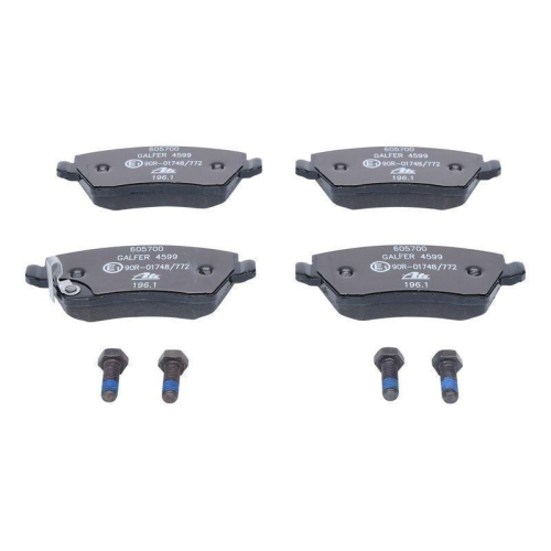 Bremsbelagsatz, Scheibenbremse ATE 13.0460-5700.2 für OPEL SUZUKI VAUXHALL