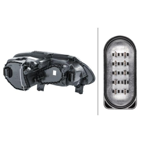 HELLA Hauptscheinwerfer 1EE 010 203-011 f&uuml;r VW, links