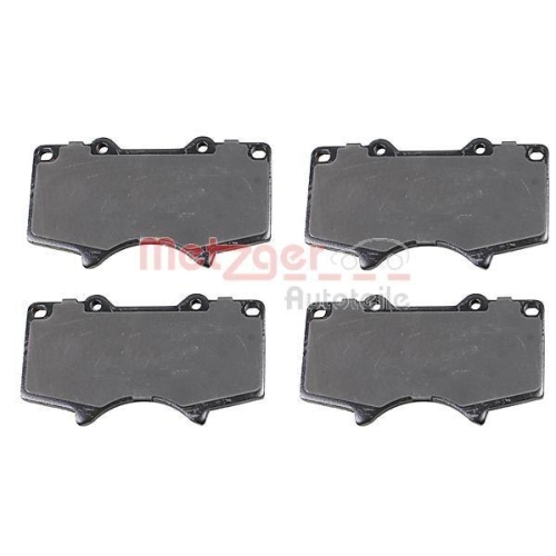 Bremsbelagsatz, Scheibenbremse METZGER 1170860 f&uuml;r MITSUBISHI TOYOTA