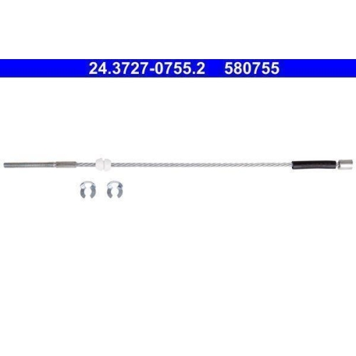 Seilzug, Feststellbremse ATE 24.3727-0755.2 f&uuml;r OPEL VAUXHALL, vorne