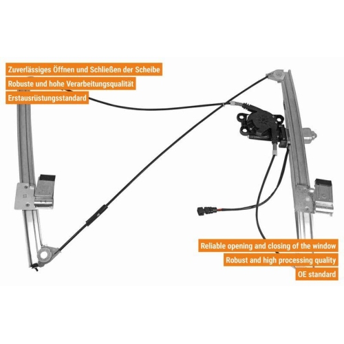 Fensterheber VAICO V10-2283 Original VAICO Qualität für SEAT SKODA VAG