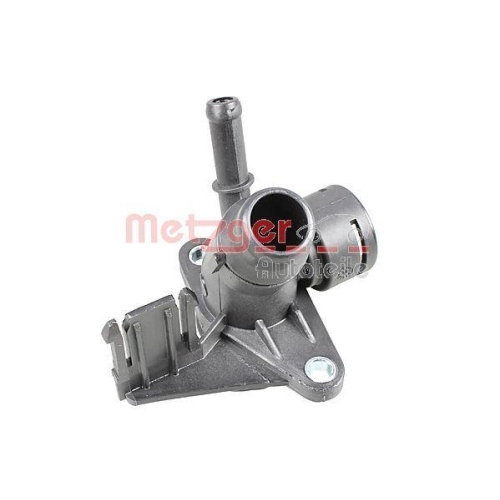 K&uuml;hlmittelflansch METZGER 4010276 f&uuml;r AUDI SEAT VW, Zylinderkopf, getriebeseitig