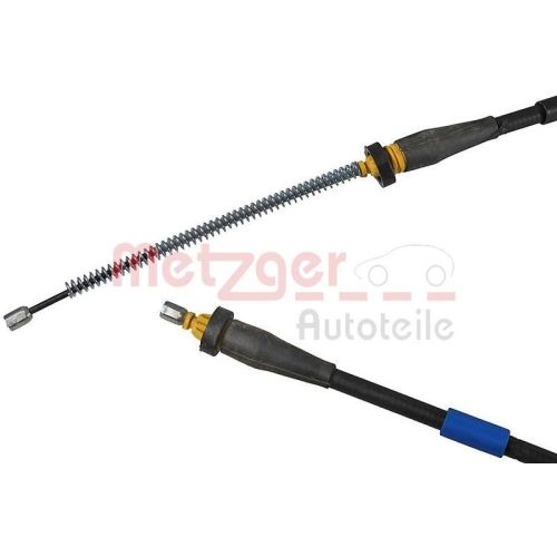 Seilzug, Feststellbremse METZGER 11.6603 f&uuml;r RENAULT, hinten rechts