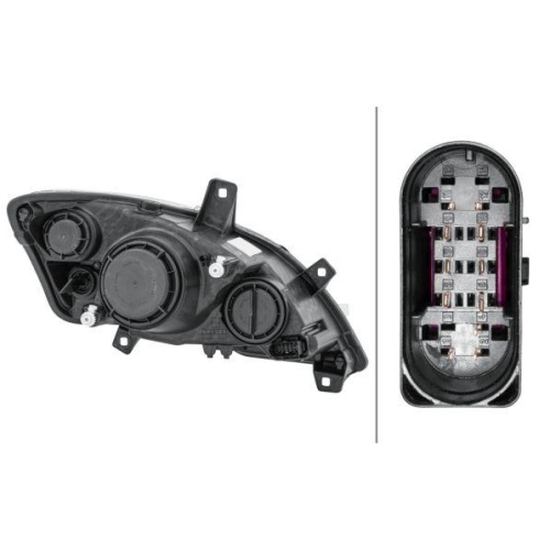 HELLA Hauptscheinwerfer 1EG 009 627-011 für MERCEDES-BENZ, links