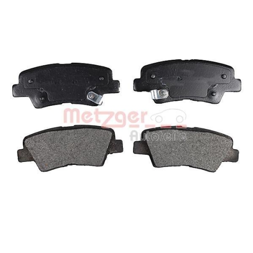 Bremsbelagsatz, Scheibenbremse METZGER 1170863 f&uuml;r SSANGYONG HYUNDAI KIA