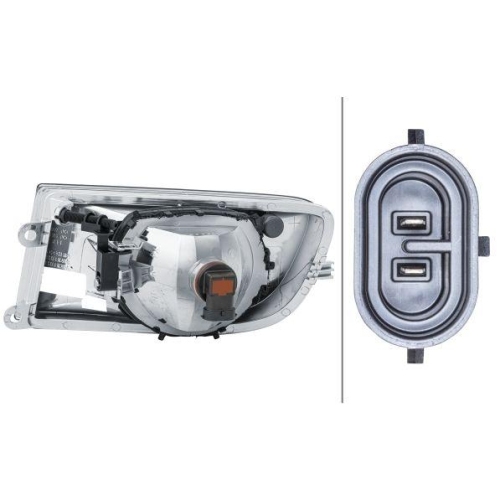 HELLA Nebelscheinwerfer 1N0 354 017-041 für SKODA, rechts