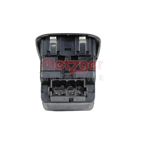 Schalter, Fensterheber METZGER 09161053 für PEUGEOT, fahrerseitig, vorne