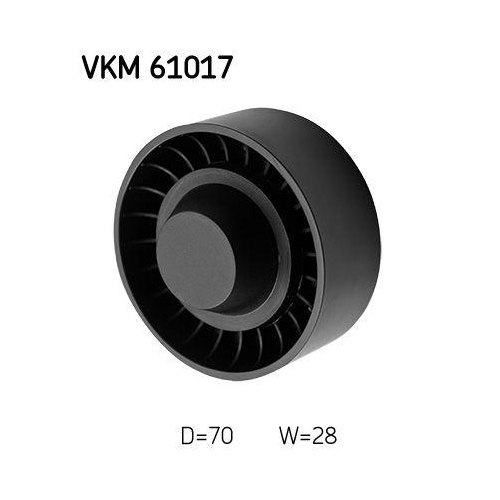 Umlenk-/F&uuml;hrungsrolle, Keilrippenriemen SKF VKM 61017 f&uuml;r TOYOTA LEXUS, links