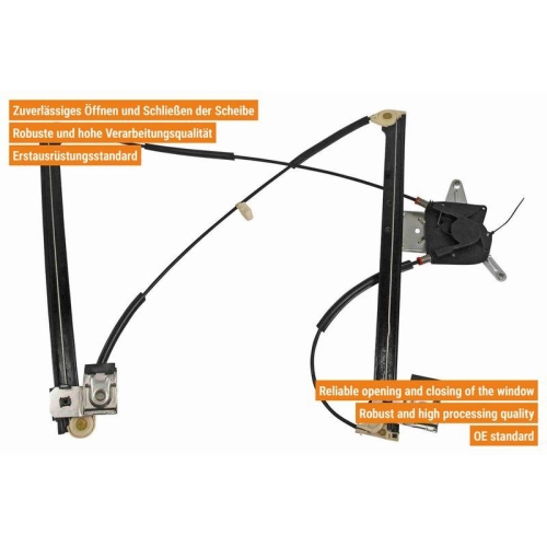 Fensterheber VAICO V10-2338 Original VAICO Qualität für SEAT SKODA VW VAG