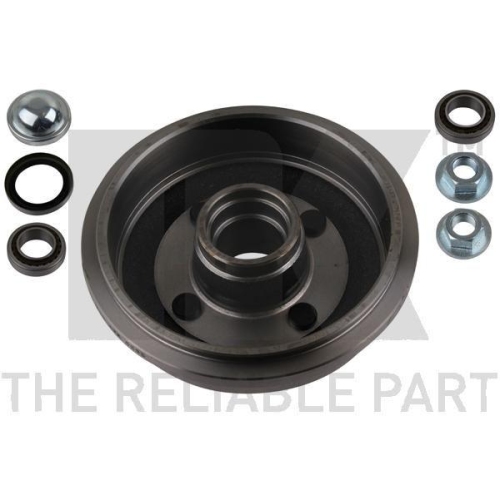 Bremstrommel NK 252540 f&uuml;r FORD MAZDA, Hinterachse