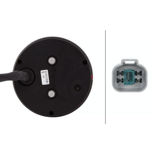 HELLA Heckleuchte 2SD 344 169-137 für LIEBHERR AHLMANN, links