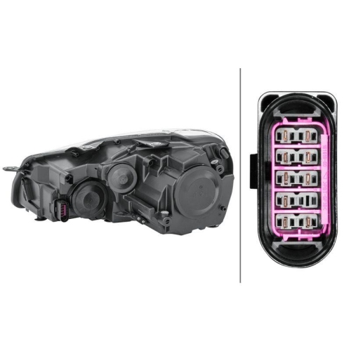 HELLA Hauptscheinwerfer 1EG 009 901-221 für VW VW (FAW), rechts