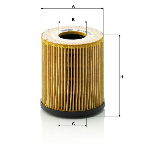 &Ouml;lfilter MANN-FILTER HU 816/2 x f&uuml;r BMW FIAT