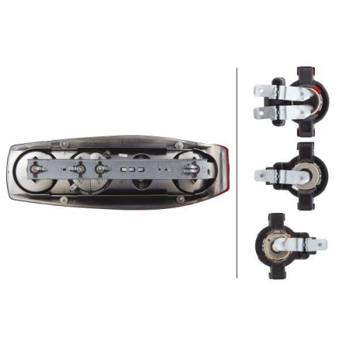 Heckleuchte HELLA 2VP 343 590-017 f&uuml;r HYMER KNAUS, links