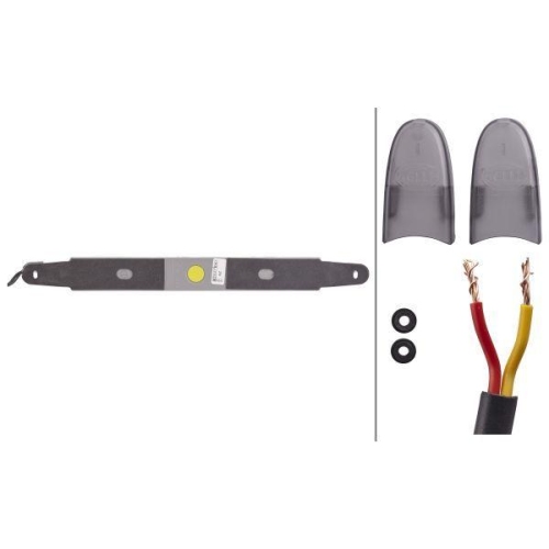 HELLA Zusatzbremsleuchte 2DA 343 106-021 für PAGANI E.GO, hinten