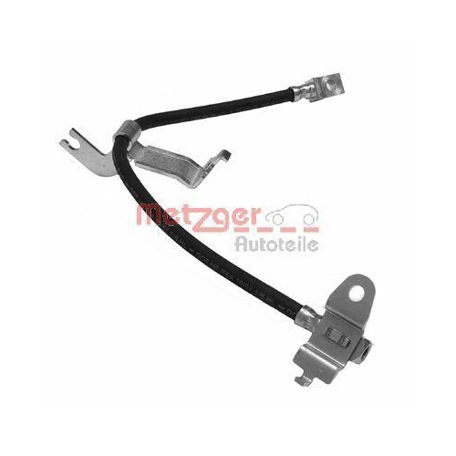 Bremsschlauch METZGER 4112540 f&uuml;r FORD, Vorderachse links