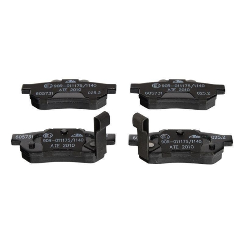 Bremsbelagsatz, Scheibenbremse ATE 13.0460-5731.2 f&uuml;r HONDA, Hinterachse