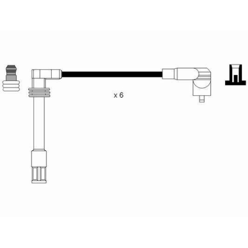 Z&uuml;ndleitungssatz NGK 0518 f&uuml;r AUDI SEAT SKODA VW LAMBORGHINI BENTLEY