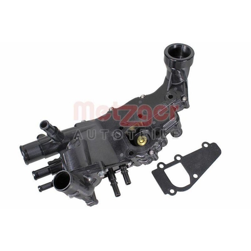Thermostatgehäuse METZGER 4010283 für CITROËN PEUGEOT