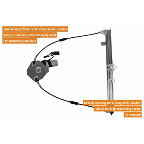 Fensterheber VAICO V24-0429 Original VAICO Qualit&auml;t f&uuml;r FIAT, vorne links