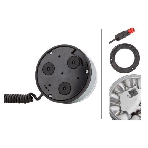 HELLA Blitz-Kennleuchte 2XD 012 980-021 K-LED Blizzard für DAF TATRA ATLAS COPCO